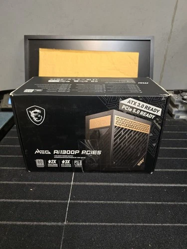 MSI MEG Ai1300P PCIE 5.0 1300W 80 Plus Platinum Gaming Power Supply