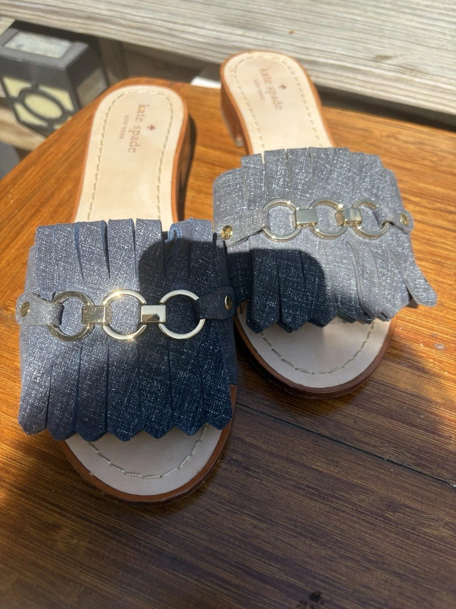 kate spade new york Fringe Slide Sandals for Women for sale | eBay
