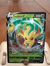 leafeon v pokemon card value your turn ends Leafeon V 2021 Sword &
