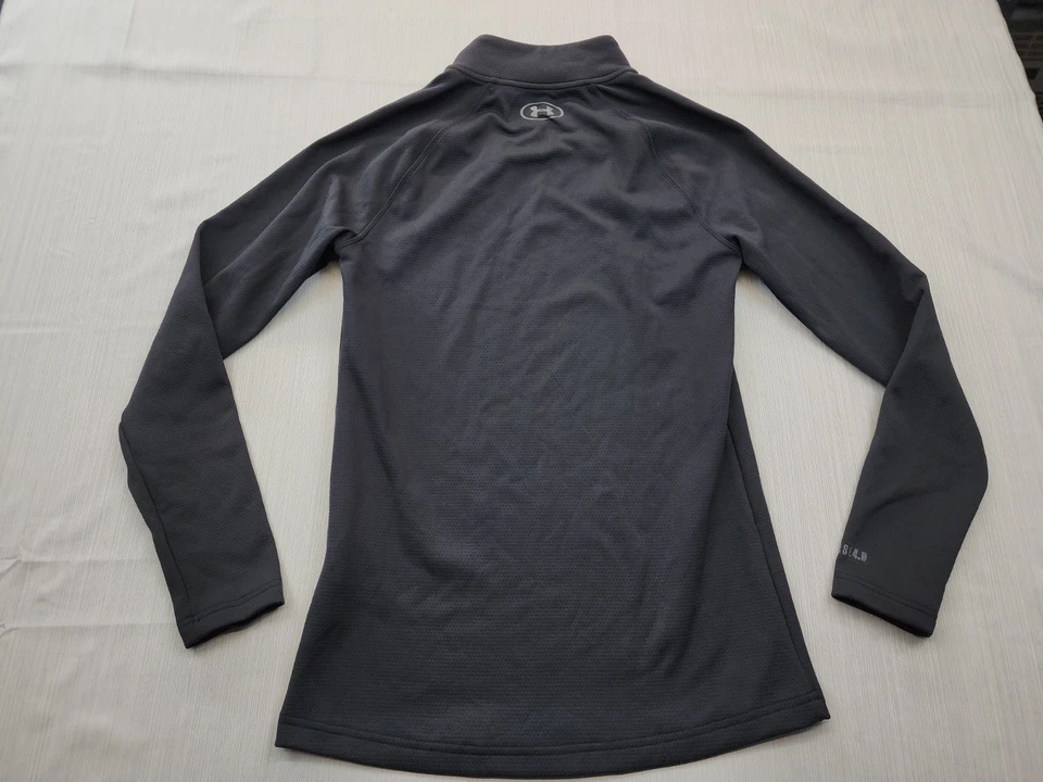 New Mens Under Armour ColdGear Base 4.0 1/4 Zip Baselayer Shirt Size Small $90 - Image 2 of 4