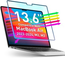 Anti Blue Light Screen Protector for MacBook Air 13.6" 2022-2025 Models