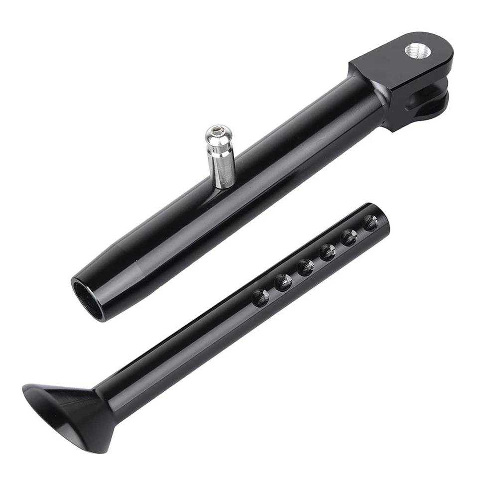 Black Adjustable Side Kick Stands Kickstand For Honda CBR250R CBR600RR CBR1000RR - Imagem 2 de 4