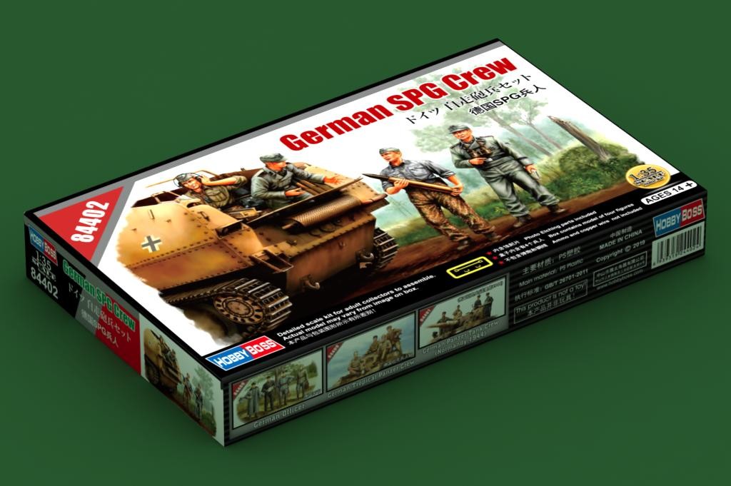 Hobbyboss 84402 - 1:35 German SPG Crew - New