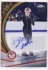 2026 Topps Chrome US Winter Olympics Gold Parallel Autograph Ilia Malinin 26/50