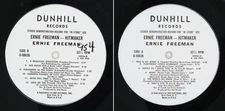 1967 Ernie Freeman Hitmaker Stereo Demonstration LP Dunhill D‑50026 Store Promo