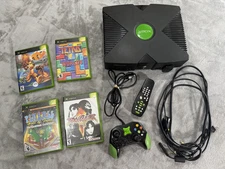 Xbox Original Console Microsoft Black X0061-001 Games Offbrand Controller Remote