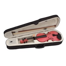 NEW Acoustic Violin Fiddle w/ Case Bow Rosin 4/4 3/4 1/2 1/4 1/8 Size Gift Pink