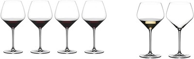 Extreme Pinot Noir & Oaked Chardonnay Glass Set - 6 Pieces Total