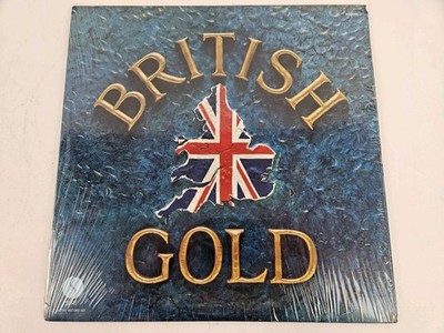 BRITISH GOLD 1970's 2 Lp Rock & Roll Compilation Record Set 1978 Sire Records
