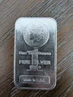 1 oz .999 Fine Silver Bar Morgan Dollar Design