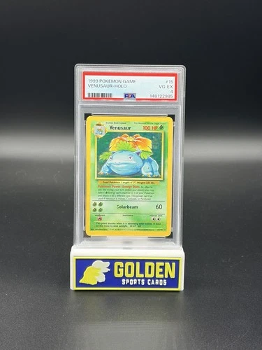 1999 POKÉMON VENUSAUR HOLO PSA 4 WOTC TCG