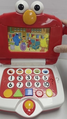 VINTAGE 2006 Fisher Price Sesame Street Elmo Learning Fun Laptop 4