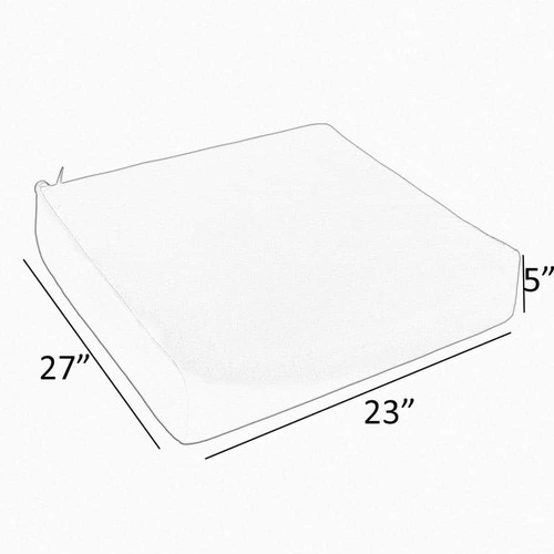 Outdura ETC Lapis Rectangle Outdoor Seat Cushion - Picture 2 of 3