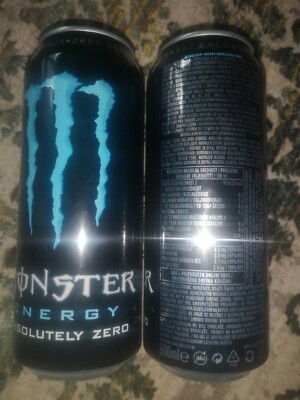 Energy Drink, Monster Energy Absolutely Zero silver Top (Kro) sku 0413 full 