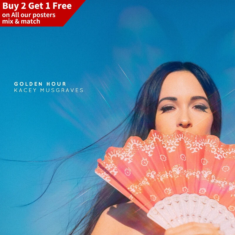 Kacey Musgraves Golden Hour Poster Album Music Cover 12x12" 24x24" Art Print