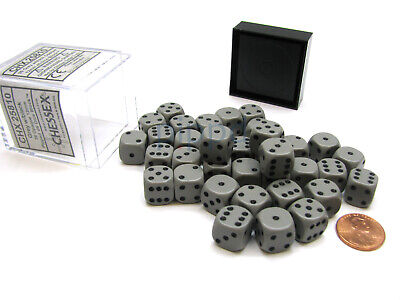 White with Black Details about  / Opaque 16mm Chessex Averaging Dice 2-3-3-4-4-5