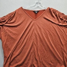 Simply Vera Wang Women's XXL Brown Rust Tops