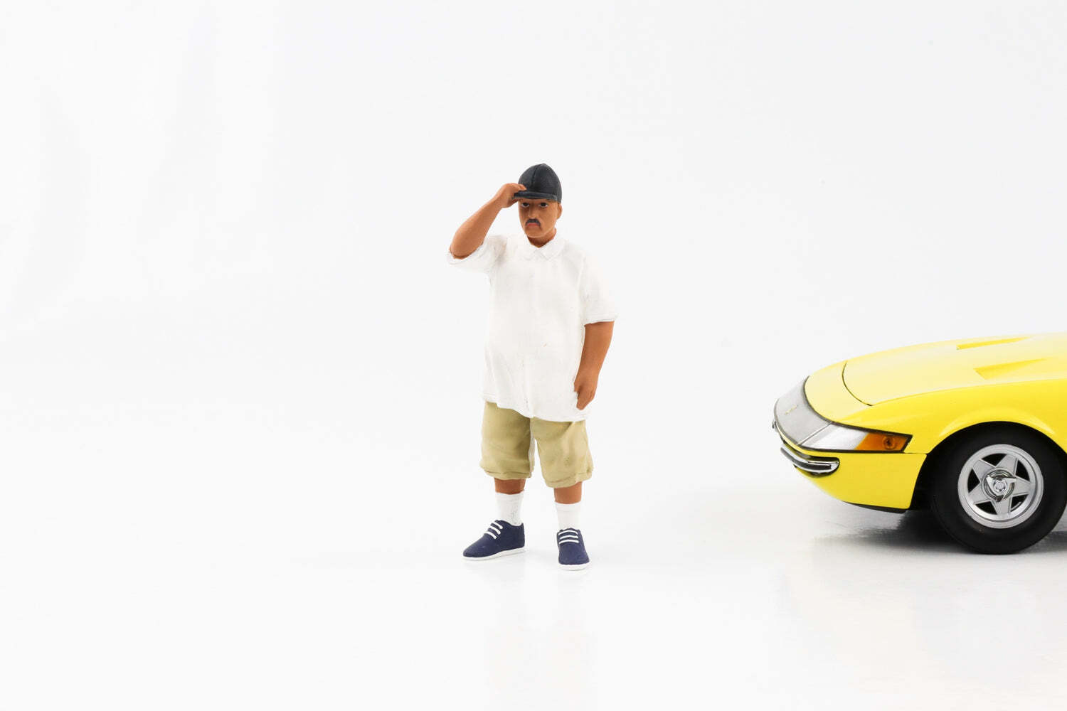 1:18 Figure II Lowriderz Man Cap And Mustache American Diorama Figures