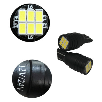 Coppia Luci Di Posizione 9 Led Lancia Ypsilon T10 W5w + Spegni Spia No - Foto 4