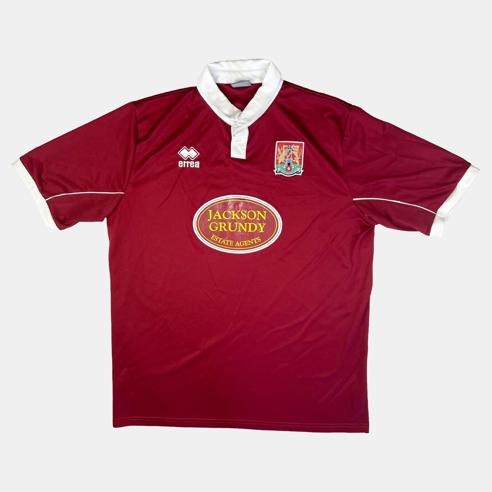 Northampton Town 2010-2011 Home Football Soccer Shirt Jersey Errea Size 2XL