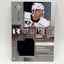 2009-10 Upper Deck SPx Andrew MacDonald Jersey RC #142 /799