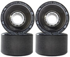 Bigfoot Freeride Longboard Wheels Stoneground Pathfinders 70mm x 45mm 80a Black