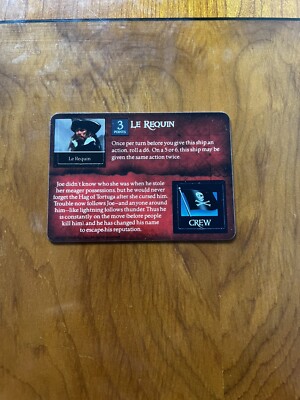 Pirates Wizkids CSG Taschenmodell LE REQUIN & JONAH Purpurrote Küste