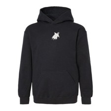 Flying ghost embroidered pullover sweat hoodie, Halloween theme hoodie