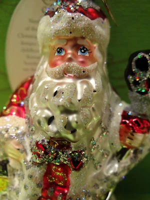 CHRISTOPHER RADKO Christopher Sterling Ruby Nicholas Gem Glass Ornament