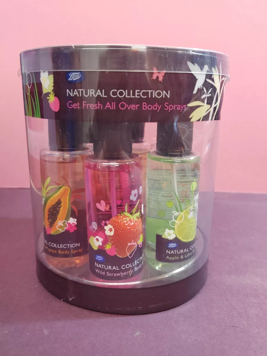 Boots Natural Collection Get Fresh All Over Body Sprays 6 X 75ml