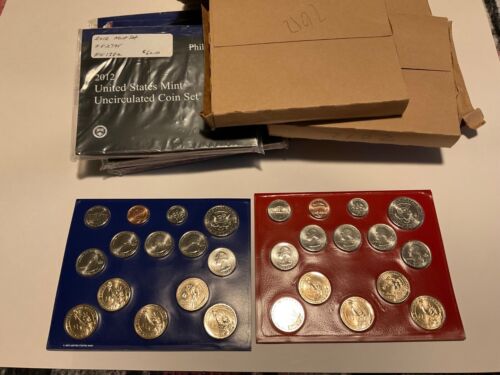 2012 Uncirculated U.S. Mint Set Philadelphia and Denver OGP - Picture 2 of 4