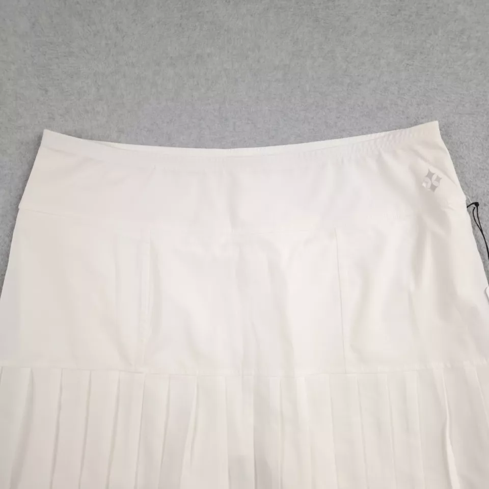 Jofit Skort Mujer Talla XL Blanco Cuchillo Plisado Skort UPF 50 Plisado Extra Grande Foto 2 de 4