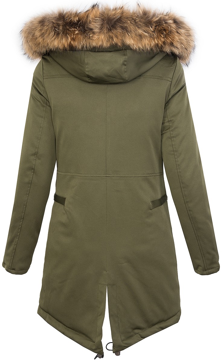 ORANDESIGNE Daen War Winterjacke Parka Jacke Antel Lange It Fellkapuze Steppjacke
