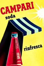 Poster poster poster advertising aperitif Cordial Campari print 40x50 cm.