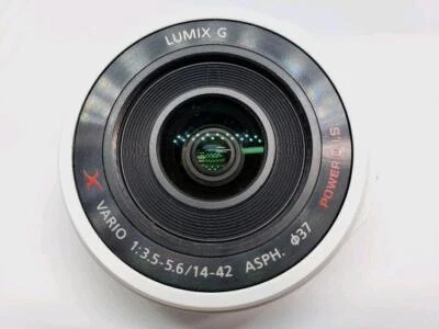 Panasonic LUMIX Micro Four Thirds G X VARIO PZ 14-42mm/F3.5-5.6 ASPH White - Photo 1/2