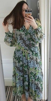 H\u0026M SS20 TREND Chiffon Green Blue 