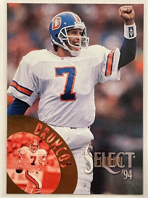 John Elway 1994 Select #10 Football Card Denver Broncos NFL HOF