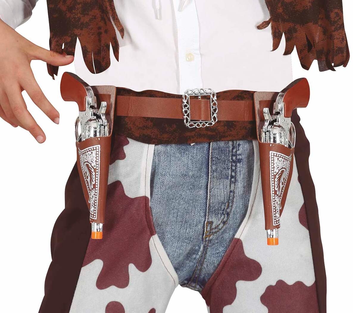 Children's Cowboy Sheriff Vest Costume + Matching Red Bandana
