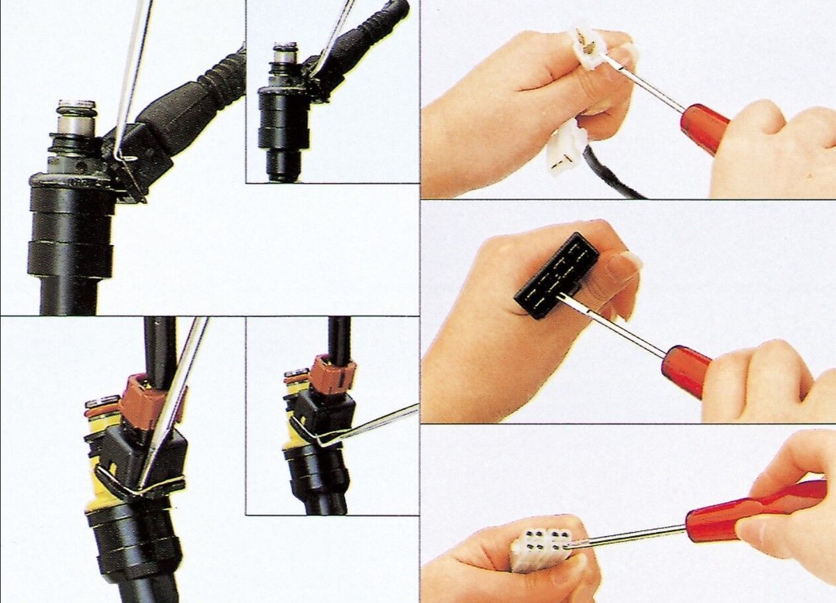 KTC ( 京都機械工具 ) コネクタツール・セット (ECC-1R 2R 3R ECC-1T 2T 3T) 6点組 ECC6 6g7v4d0 KTC Connector Tool Set (ECC-1R, 2R, 3R ECC-1T, 2T, 3T) 6
