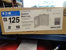 Outdoor Electrical Sub Panel Box 125 Amp 8 Space 16 Circuit Breaker Loadcenter