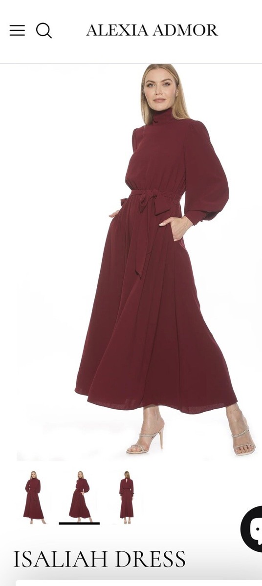 alexia admor red dress Alexia Admor Women's Ariah Flutter Sleeve Sheath Dress, Red, XL