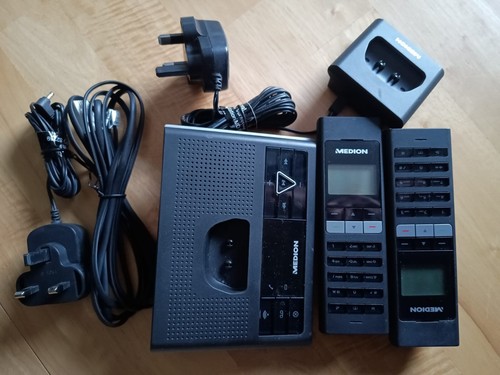 Medion DECT phone MD82269 Cordless Telephone - Twin Pack - Zdjęcie 4 z 6