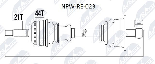 Nty Driveshaft Left For Renault Megane I 95-02 Megane Scenic 96-03 - Image 7