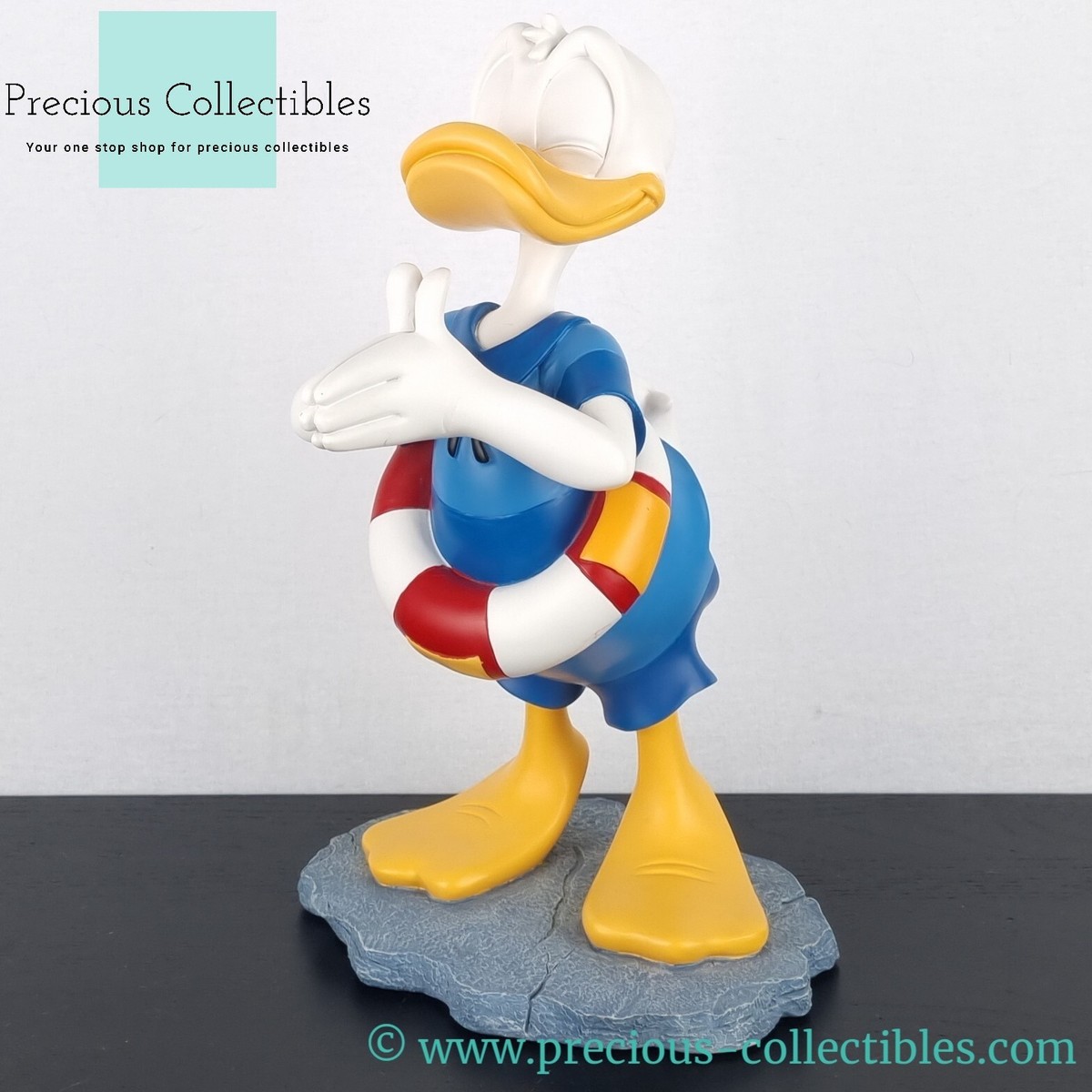 Extremely Rare! Donald Duck diving statue. Vintage Walt Disney big