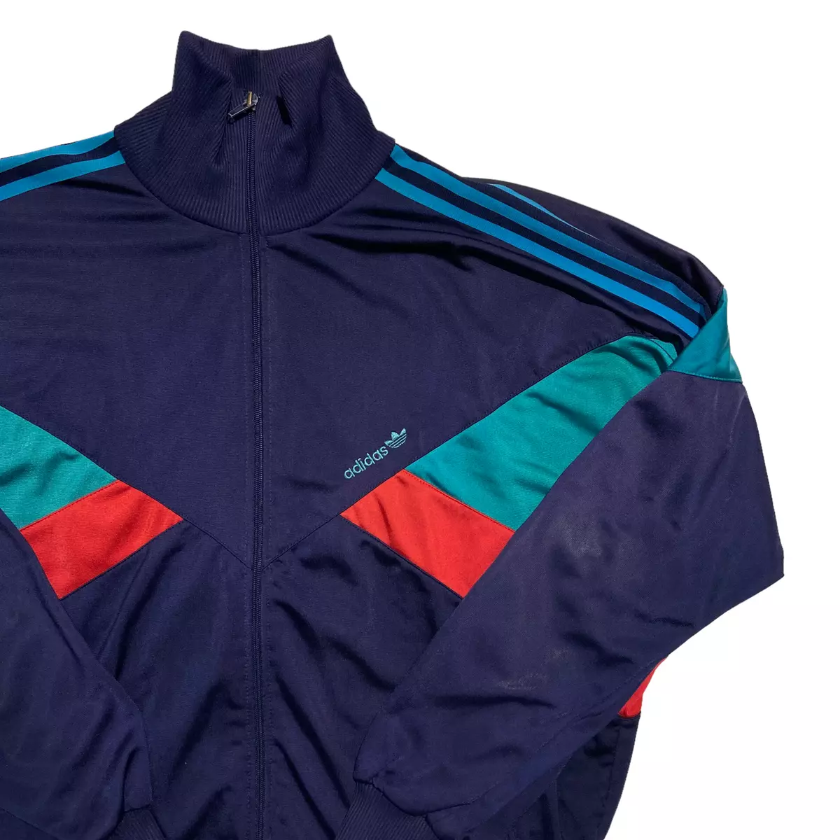 Men s Vintage adidas Track Jacket Polyester Size M