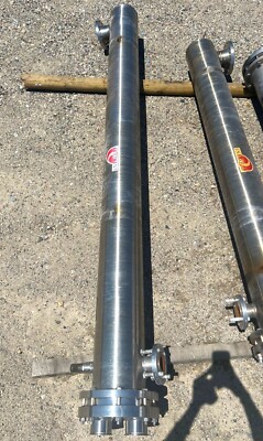 70 Sq.Ft ENERQUIP INC. STAINLESS STEEL SHELL AND TUBE HEAT EXCHANGER