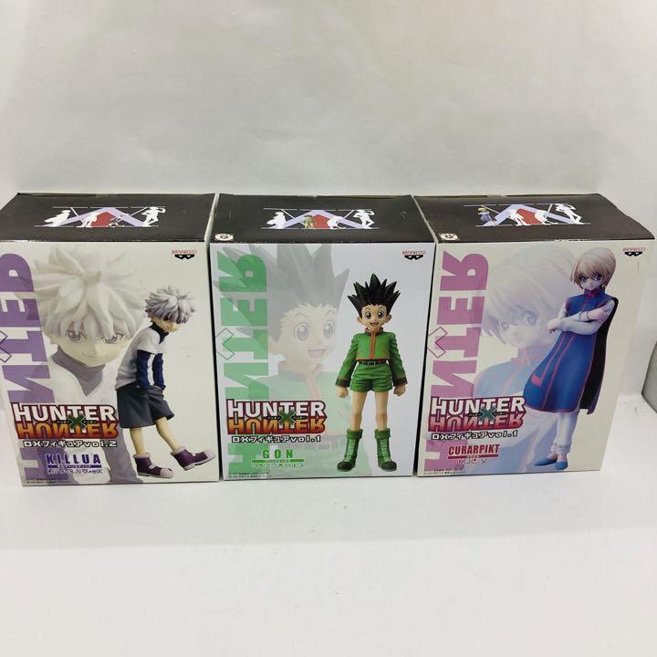 Set of 3 HUNTER × HUNTER DX Figure vol.1, Gon Kurapika vol.2