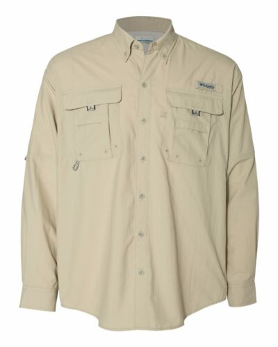 Columbia Men's New BAHAMA II Sizes S-2XL, 3XL, 7048, Long Sleeve Fishing Shirt - Picture 14 of 43