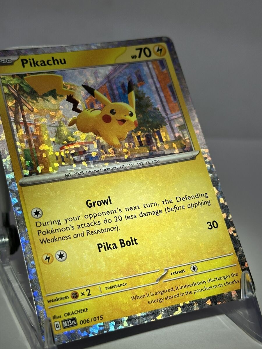 Pikachu 006/015 Holo McDonald's 2023 Pokemon Card McDonald's Pikachu 006/015 Holo McDonald's 2023 Pokemon Card McDonald's