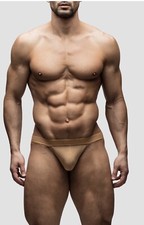 Todd Sanfield Mens Essential Jock, Natural, ES1016 Small, 33.00